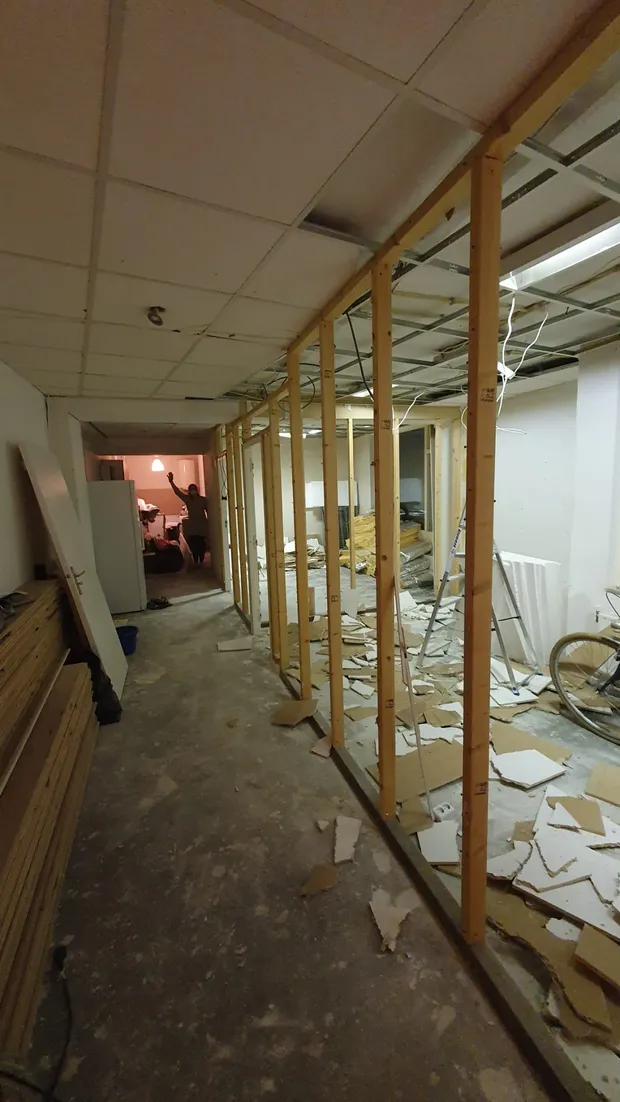 De verbouwing van de salon, foto 1